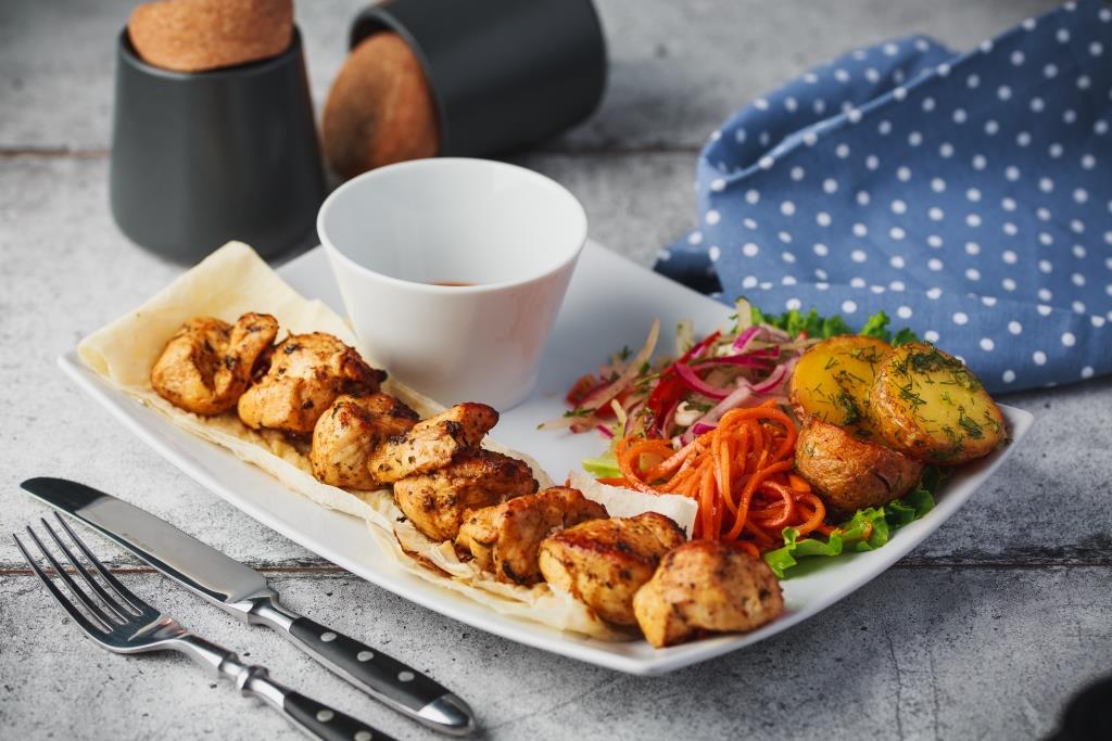 Шашлык из куриного филе